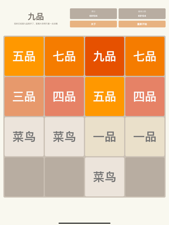 2048 - 庆余年大宗师版