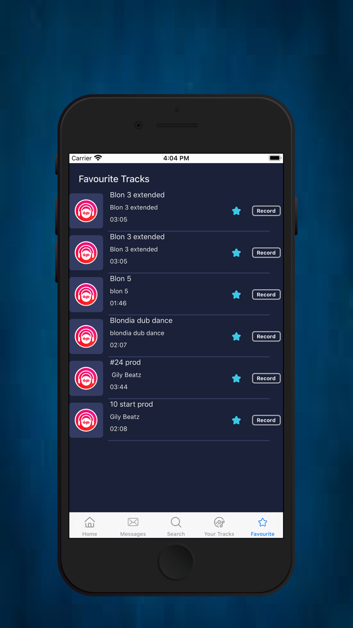 vibesR - song recording tool