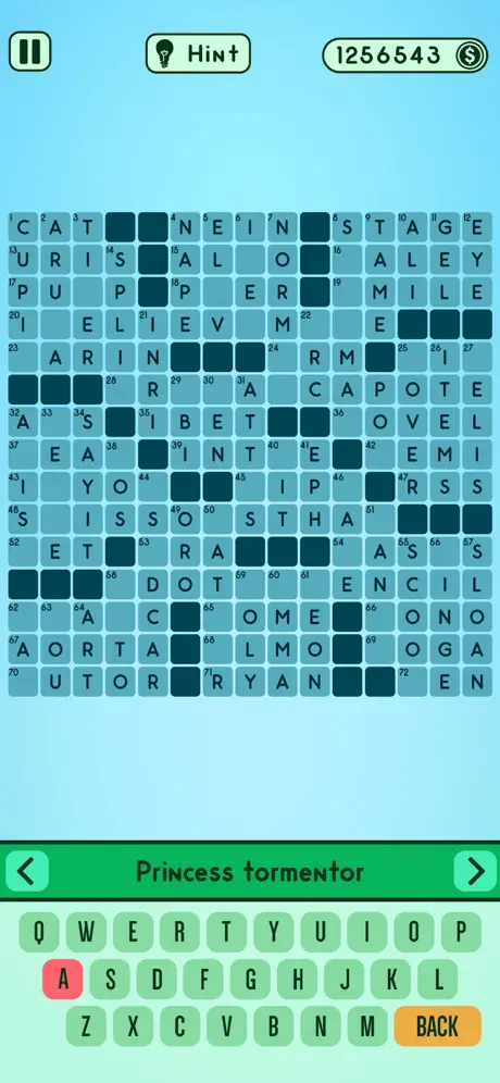 Cross Word Puzzle Master Fill