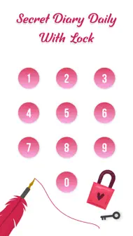 Secret Diary Daily with Lock iphone bilder 0