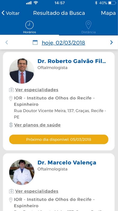 Naora - Agende sua consulta Screenshot