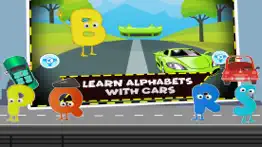 learn abc car coloring games iphone screenshot 1