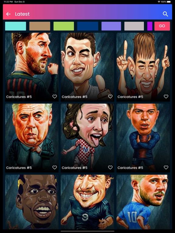 4K Football Wallpapers iPad screenshot 2 - Photo & Video app