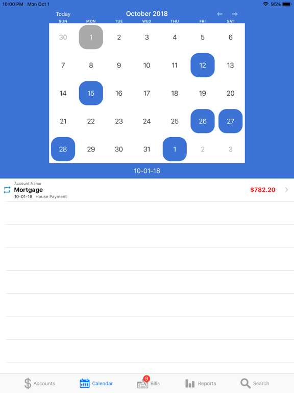 myAccount$ iPad screenshot 5 - Finance app