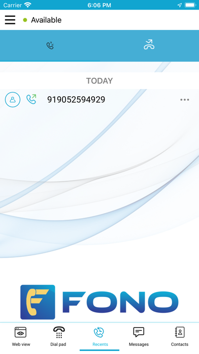 FONO Calls Screenshot
