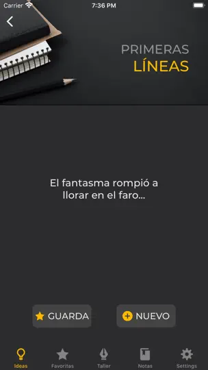 Captura de pantalla de IDeas Para Escribir en iPhone 2