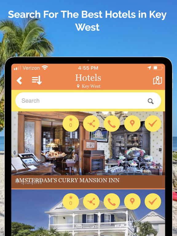 Key West Hotels iPad screenshot 4 - Travel app