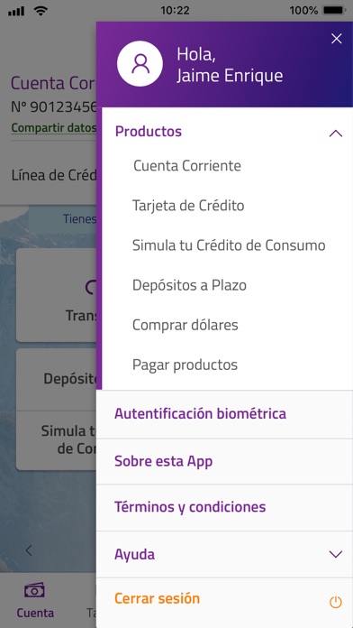 Banco Security screenshot 4