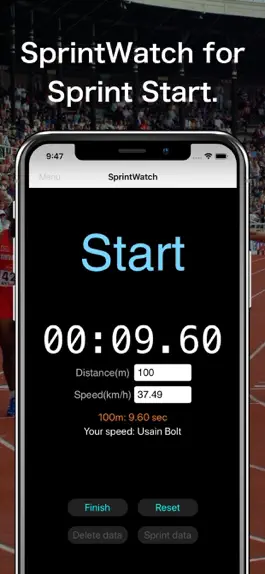 Game screenshot 陸上のスタート練習ストップウォッチ-SprintWatch mod apk