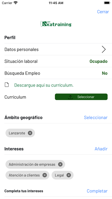Akatraining Screenshot