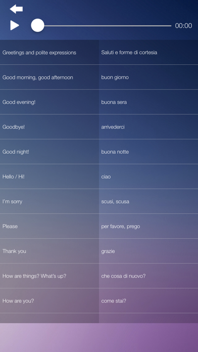 Screenshot #3 pour Learn Italian Language Course