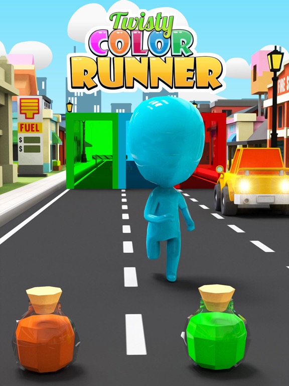 Twisty Color Runner - Road Run iPad screenshot