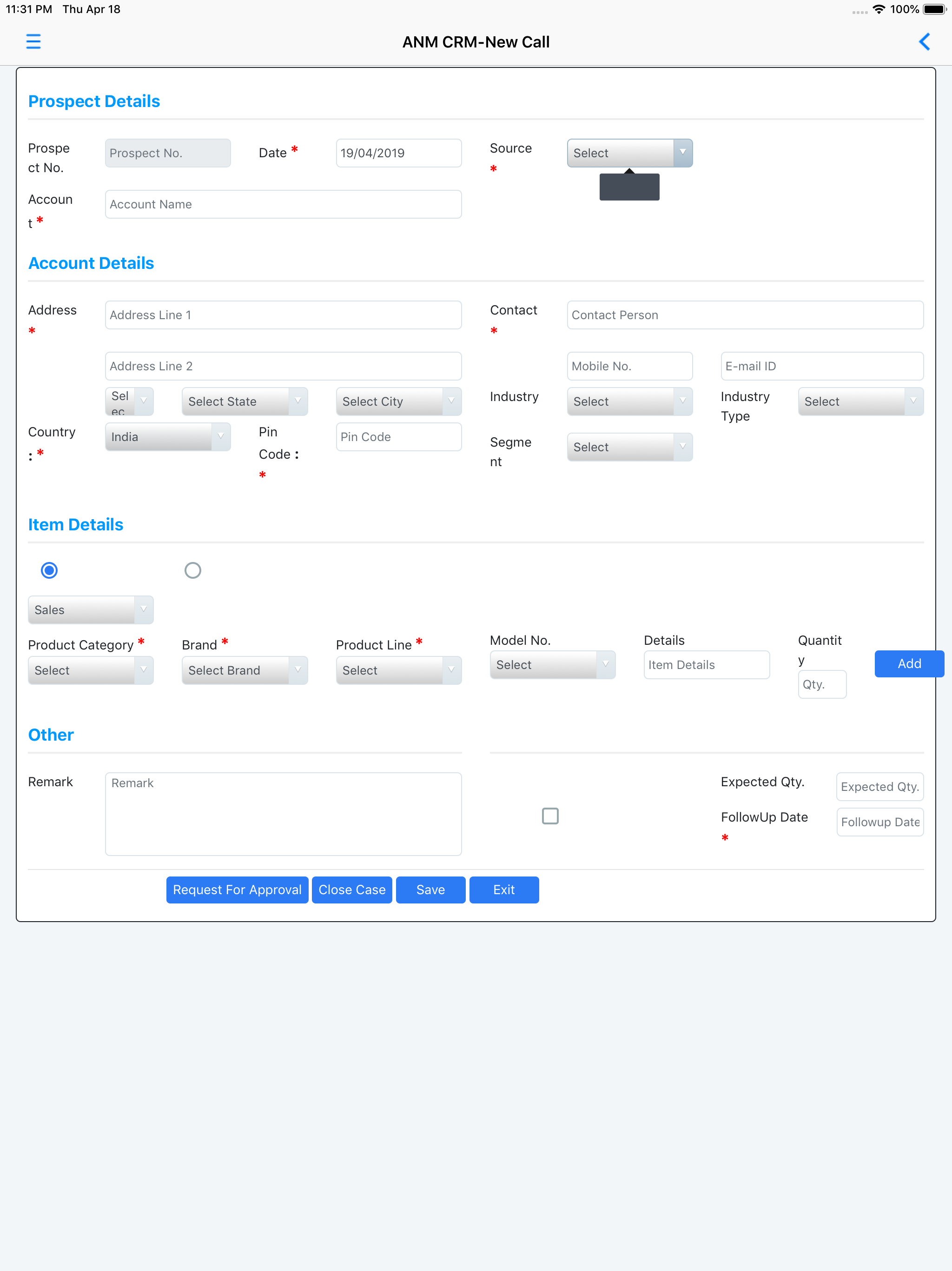 ANM CRM screenshot 9