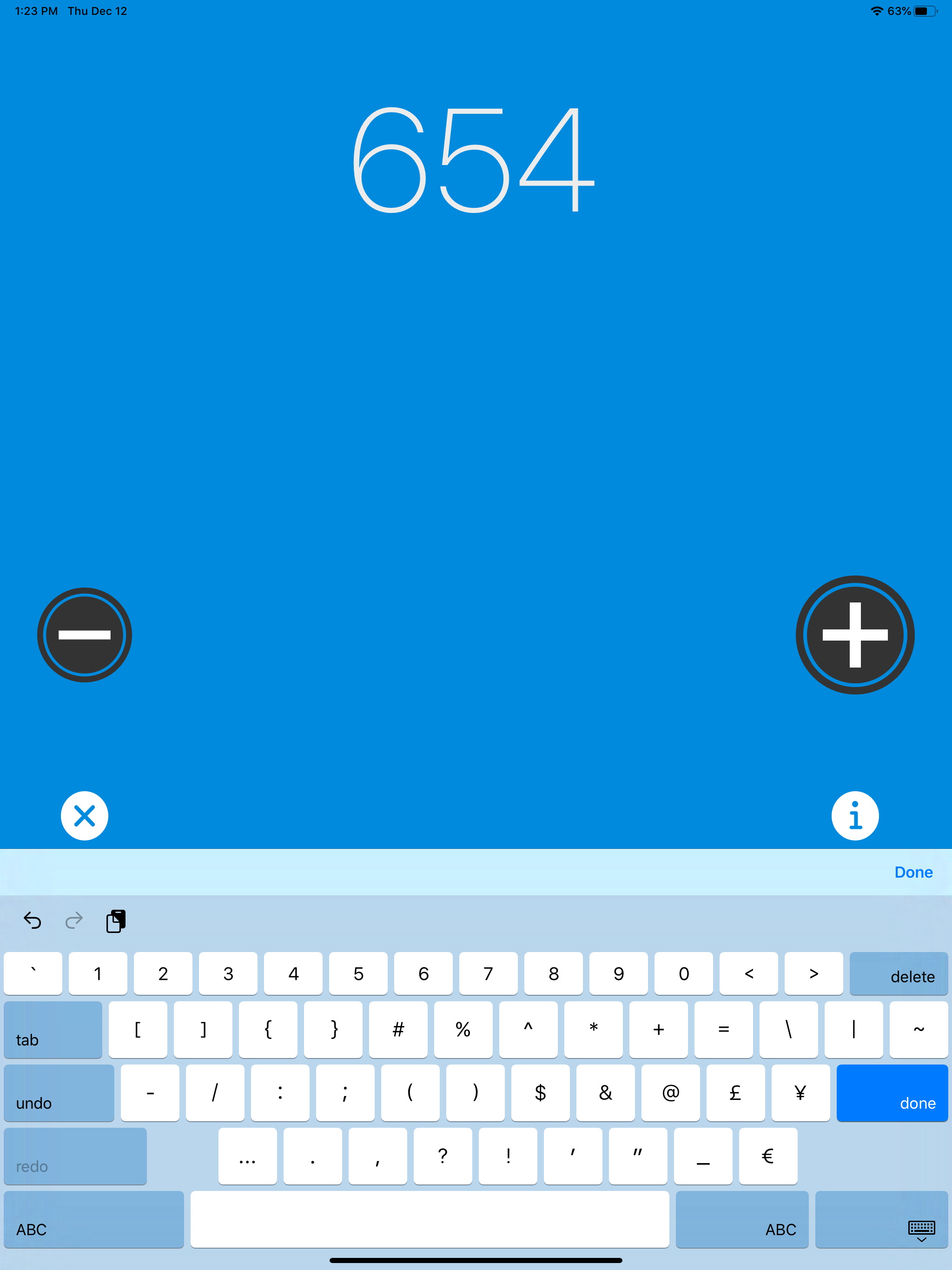 Clicking Counter Simple Tally