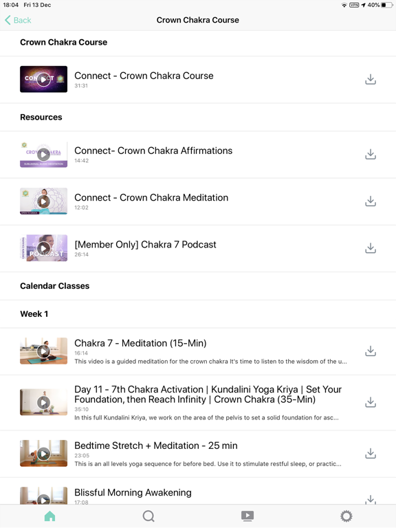 Uplifted Yoga iPad screenshot 5 - Health & Fitness app