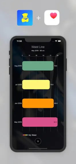 Game screenshot Abs - Waist Line Tracker apk
