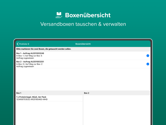 JTL-WMS Mobile 1.5 iPad screenshot