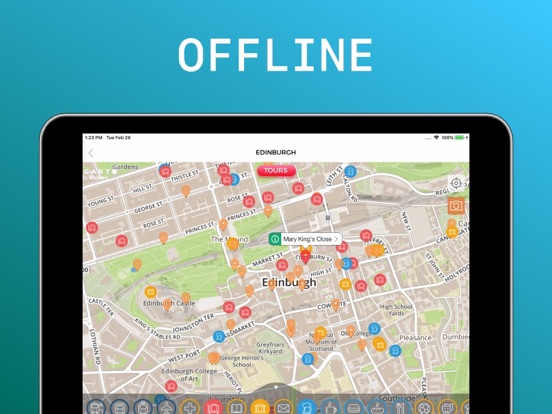 Edinburgh Travel Guide . iPad screenshot 4 - Navigation app