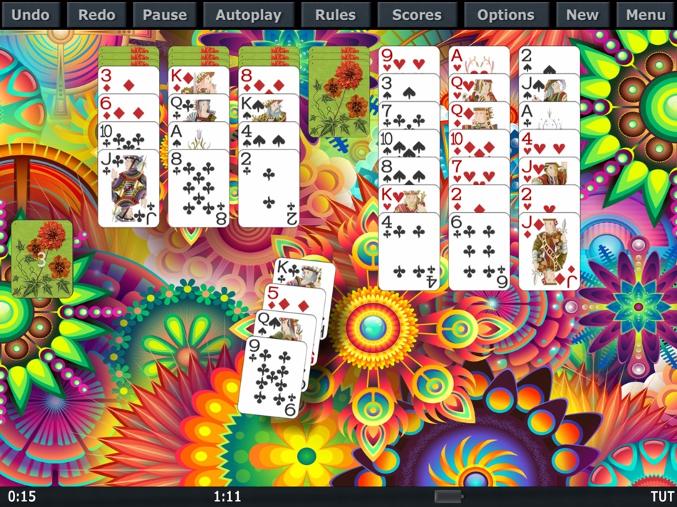 #4. Solitaire 3D for iPad (iOS) Podle: GrassGames