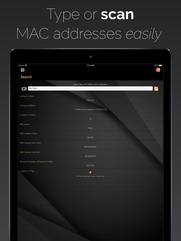 Screenshot #4 pour MAC Vendors