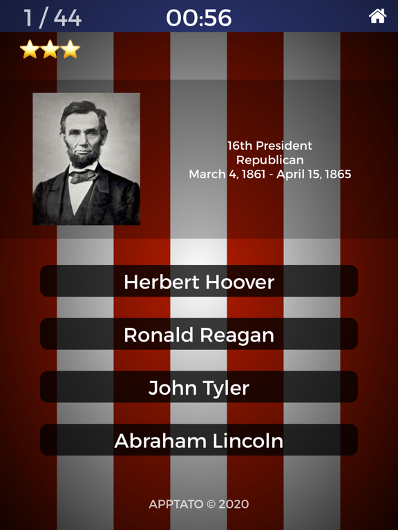 Screenshot #6 pour Quiz des Présidents Américains