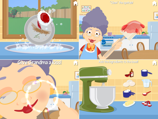 Grandma's Kitchen iPad app afbeelding 4