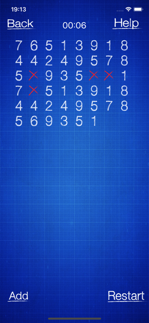 ‎Numbers puzzle - School game Screenshot