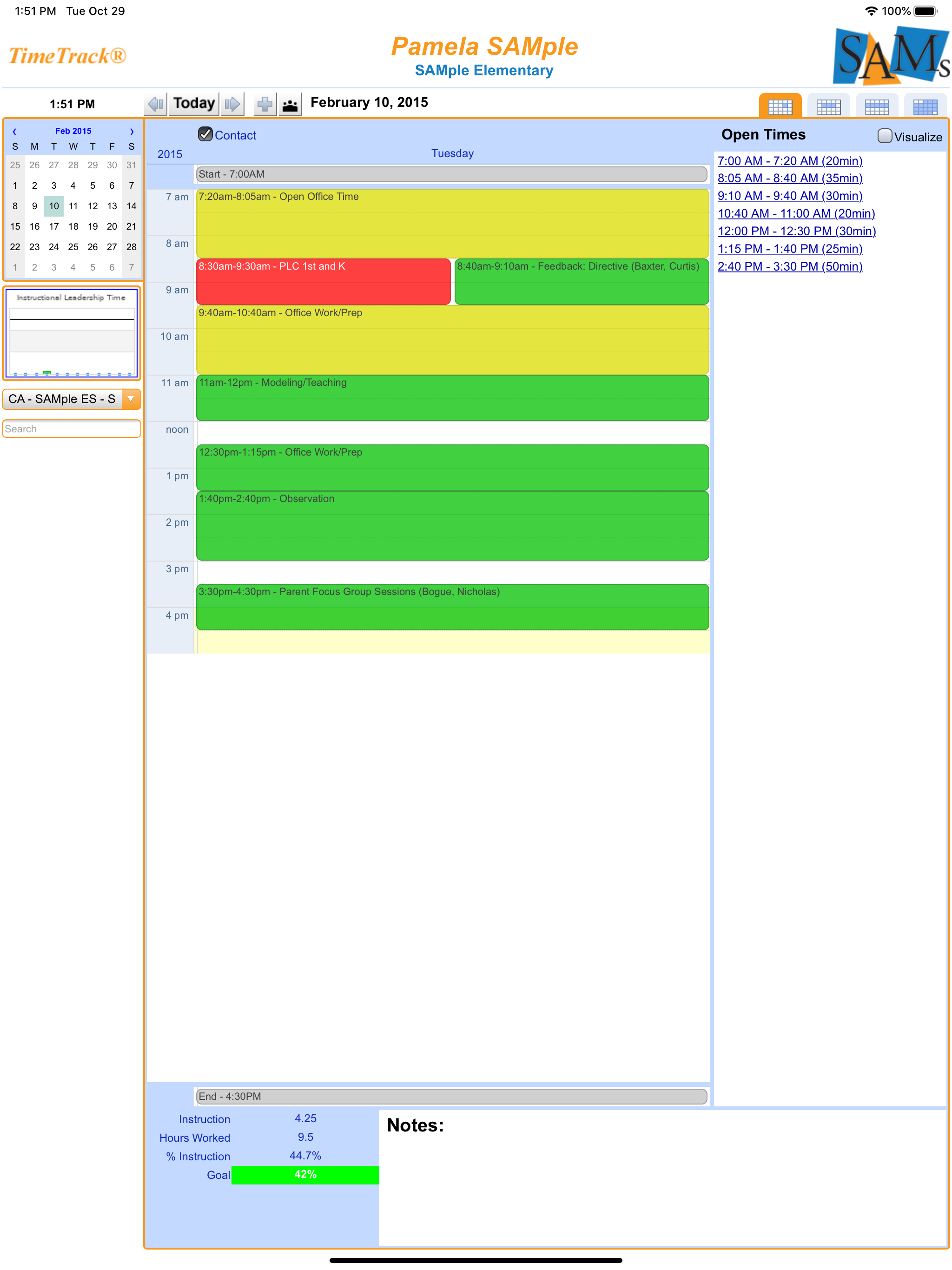 TimeTrack screenshot 4