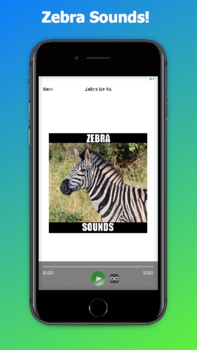 Screenshot #1 pour Zebra Sounds