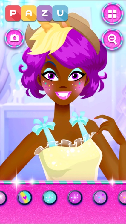 Girls games unicorn dress up