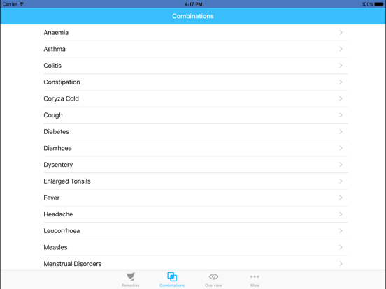 Biochemic Tissue Salts iPad screenshot 4 - Medical app