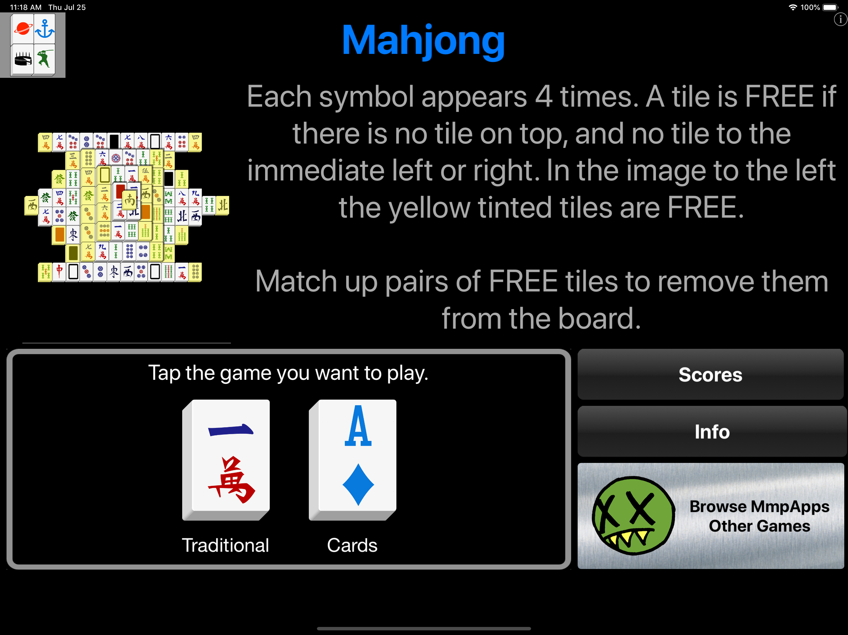 Mahjong Solitaire - Cards