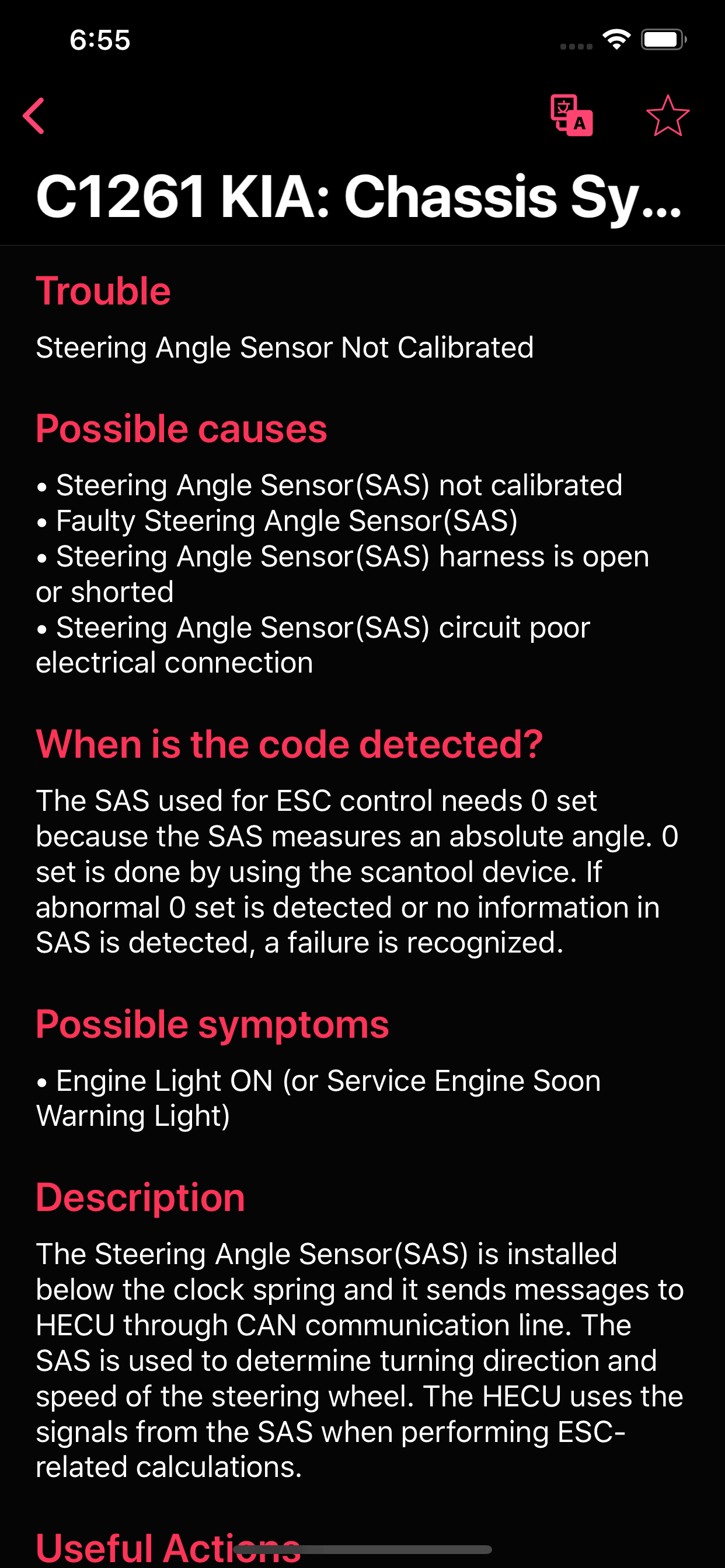 KIA OBD App screenshot 10
