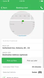 eco taxi kelowna iphone screenshot 3