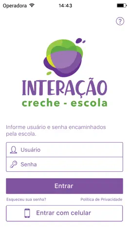Game screenshot Interação Creche Escola apk