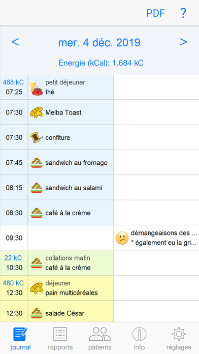 Screenshot #1 pour FoodSQCare