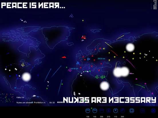 Radzone : the Nuclear Wargame iPad app afbeelding 1
