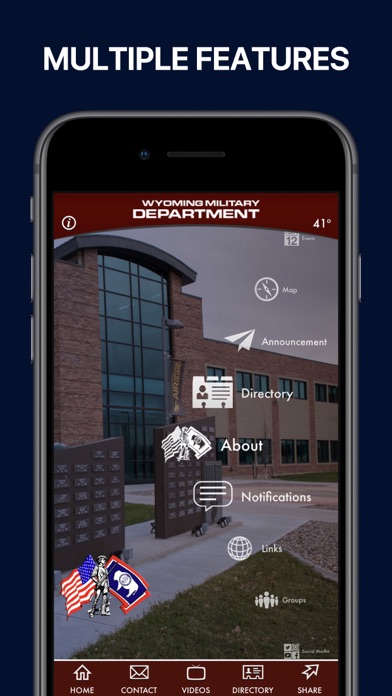 Wyoming Military Department Screenshot