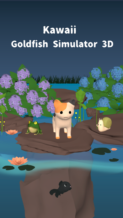 Kawaii Goldfish Simulator 3D Screenshot