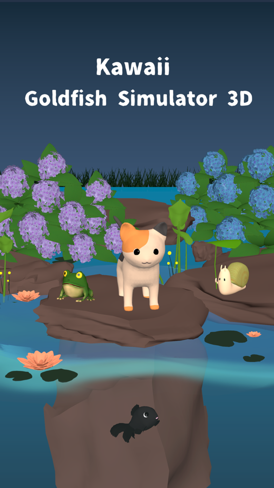#1. Kawaii Goldfish Simulator 3D (iOS) 由: mie aoki