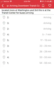 doublemap bus tracker iphone screenshot 4