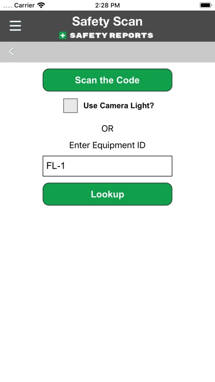 Safety Reports Scan App | SR