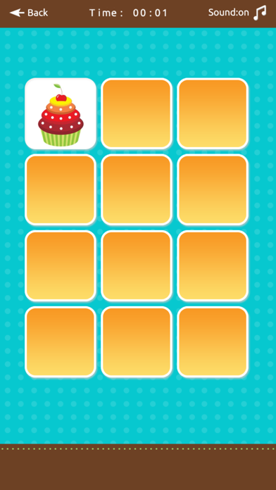 Screenshot #2 pour Jeu de mémoire: cupcakes