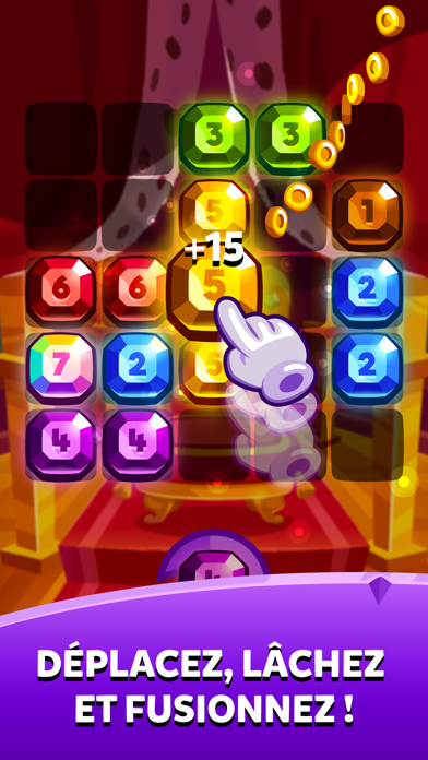Screenshot #3 pour Bubbu Jewels - Merge Puzzle