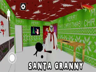 Screenshot 1 Granny Christmas Scary House iphone