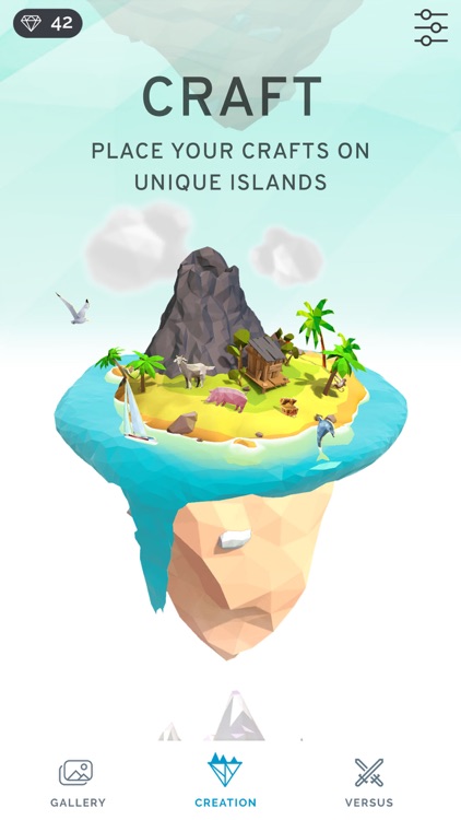 Poly Island: Coloring Art Book