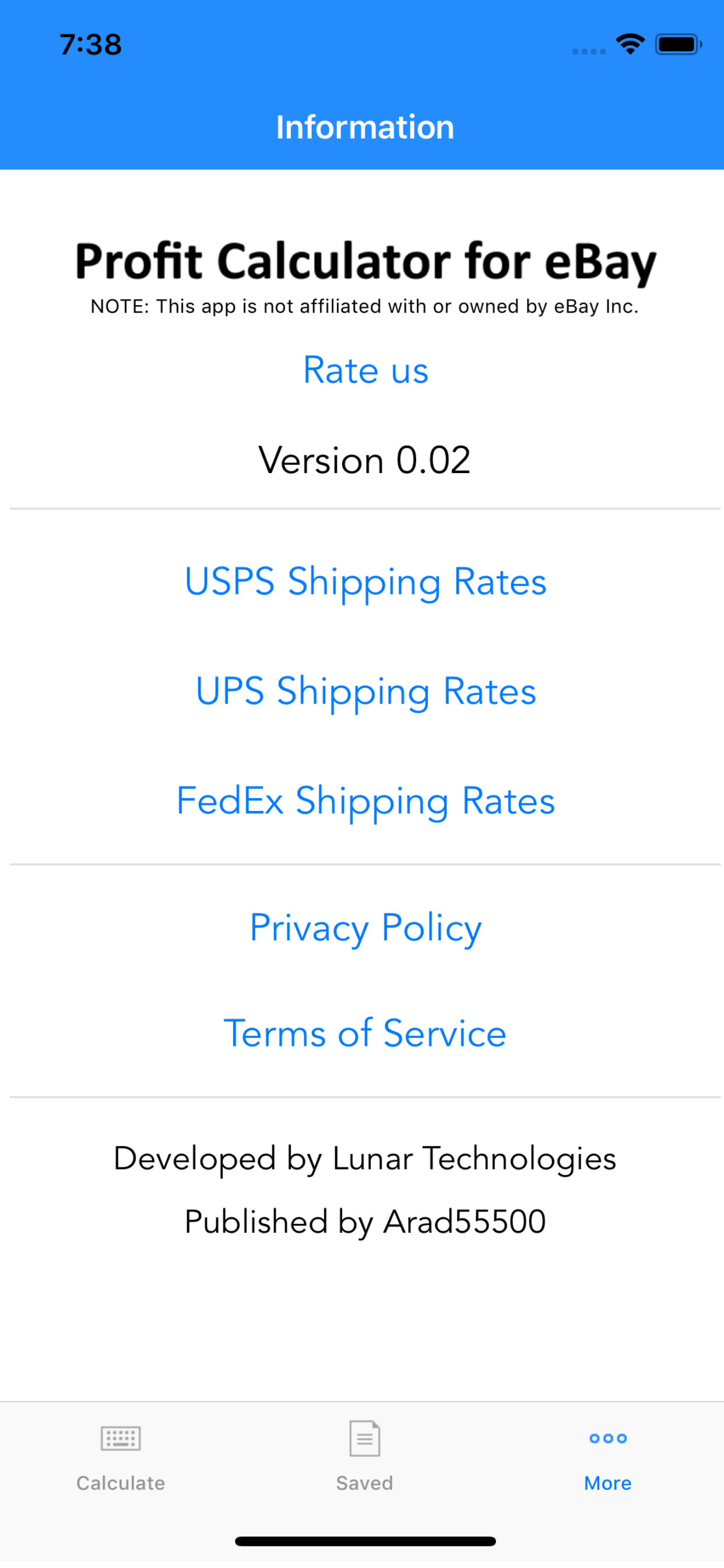 Profit Calculator for eBay