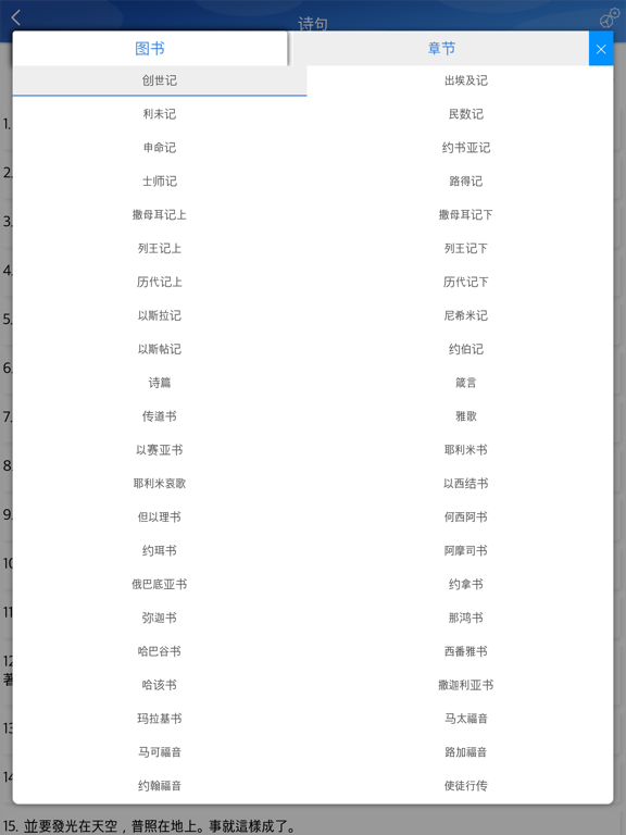 圣经 - Chinese Bible for iPad iPad screenshot