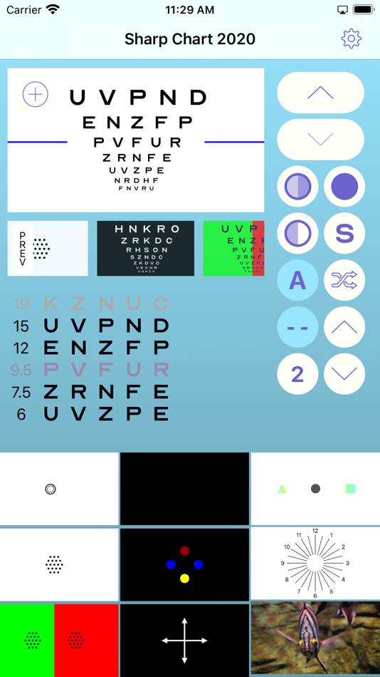 Sharp Chart 2020 LogMAR Chart (iOS) By: Optical Directions Consulting Sharp Chart 2020 LogMAR Chart (iOS) By: Optical Directions Consulting
