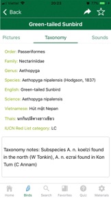 Vietnam Bird Guide screenshot